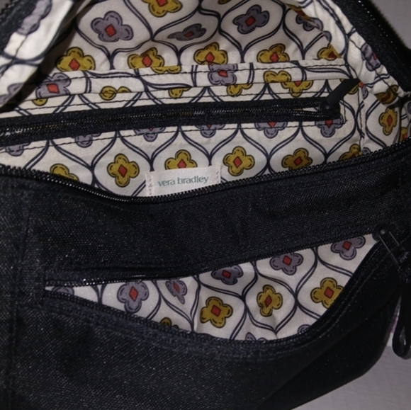 Vera Bradley Large Portnoy Crossbody Belt Bag, Lightweight Nylon, Black - Picture 7 of 10